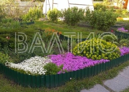 Ограждение "Волна" одностороннее полимерное покрытие 0,23х1,1м Ограждение "Волна" одностороннее полимерное покрытие 0,23х1,1м