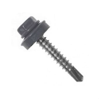 Саморез кровельный 5,5х32 крашеный RAL 7004 (Серый)