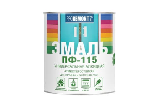 Эмаль ПФ-115 PROREMONT Синий 0,9 кг
